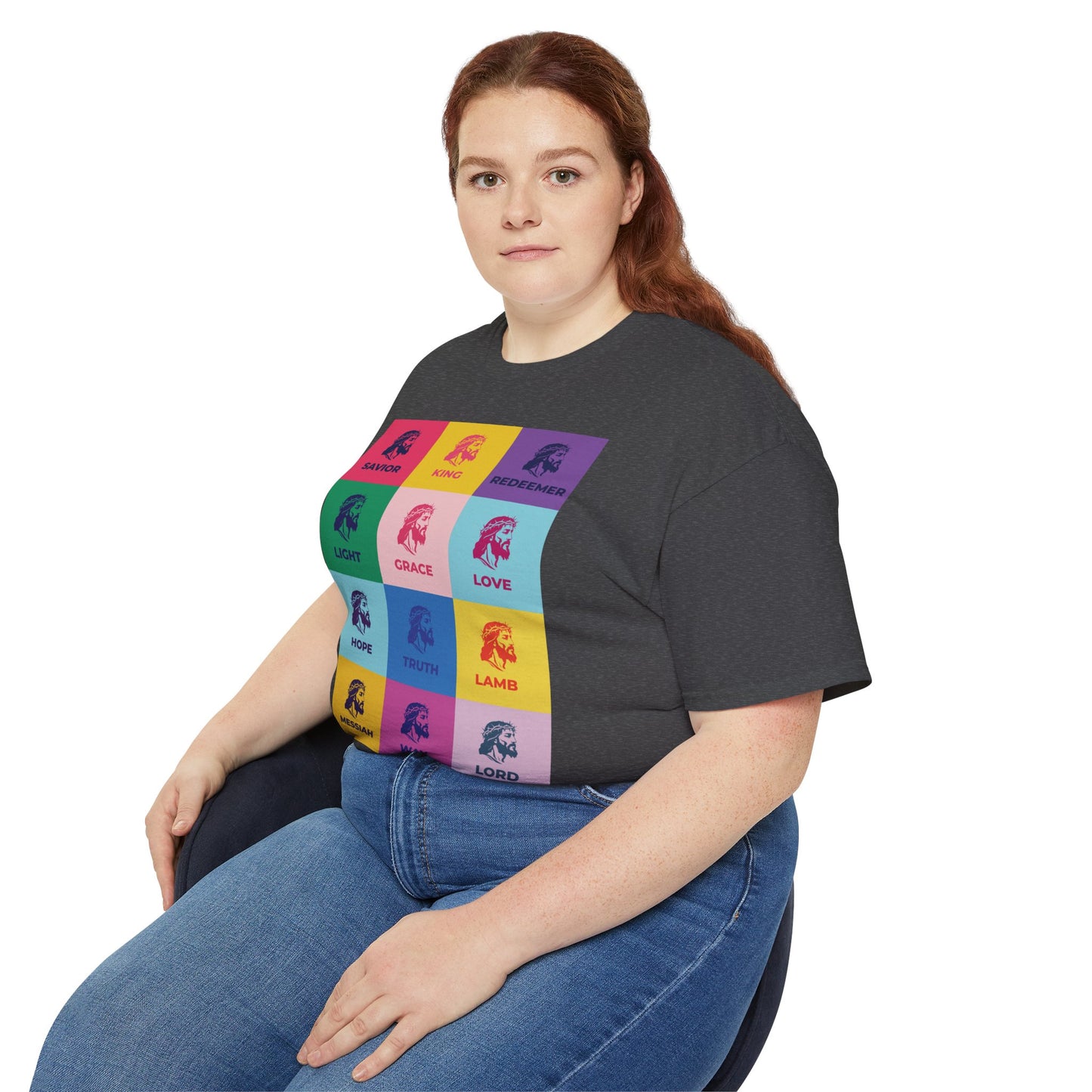 Colorful Faith-Inspired Unisex Ultra Cotton Tee, Christian T-Shirt, Inspirational Spiritual Wear, Gift for Holidays, Praise Apparel