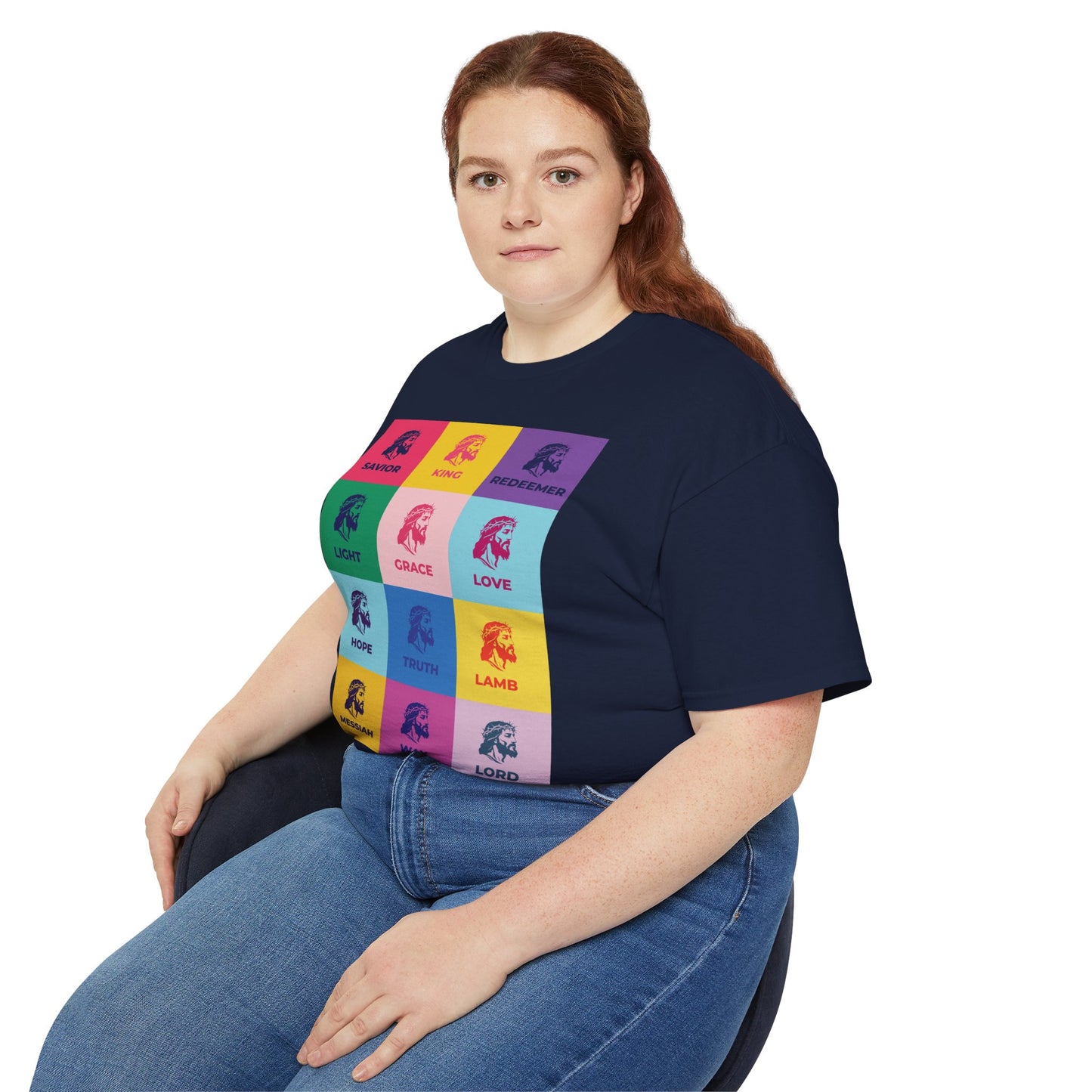 Colorful Faith-Inspired Unisex Ultra Cotton Tee, Christian T-Shirt, Inspirational Spiritual Wear, Gift for Holidays, Praise Apparel