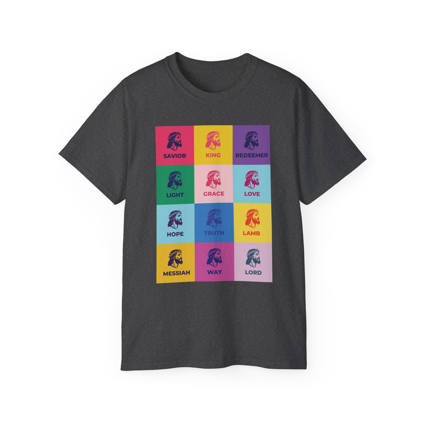Colorful Faith-Inspired Unisex Ultra Cotton Tee, Christian T-Shirt, Inspirational Spiritual Wear, Gift for Holidays, Praise Apparel